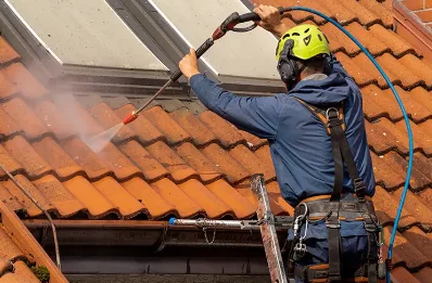 Démoussage et hydrofuge de toiture à Bimont